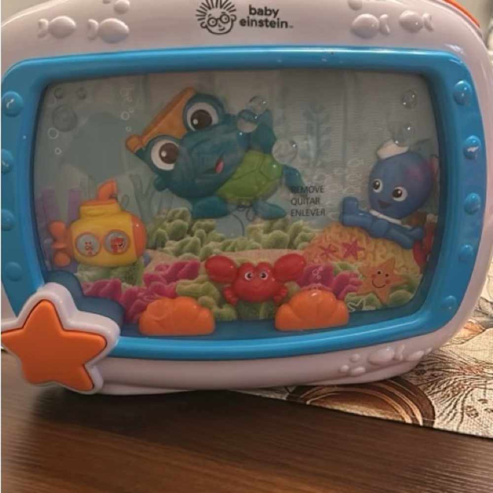 Sea Dreams Soother - Blue and Orange